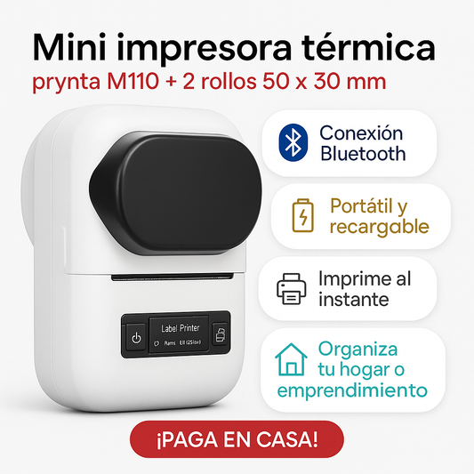 Mini Impresora + Set de 2 rollos